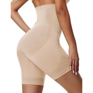 Sarin Mathews Womens Tummy Control Shapewear High Waisted Body Shaper Shorts